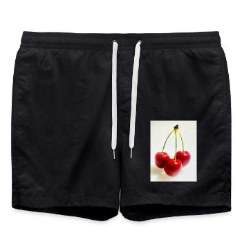 Cherry - Swim Trunks - black - Front - AI Model Male 185 light (185cm)