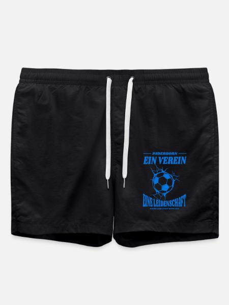 Paderborn Fußball Spruch Geschenk - Badeshorts - Schwarz