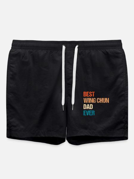 Best Wing Chun Dad Ever - Swim Trunks - black