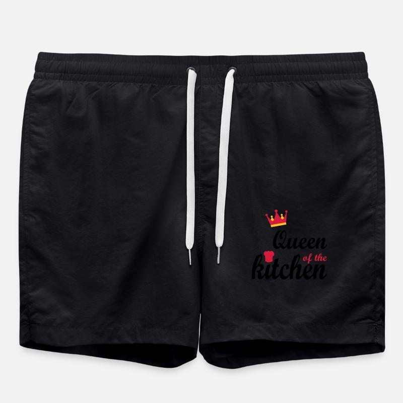 kochen - Badeshorts - Schwarz