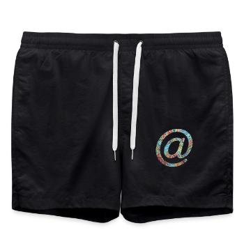 @ et e 31 - Badeshorts - Schwarz - Vorne - AI Model Male 185 light (185cm)