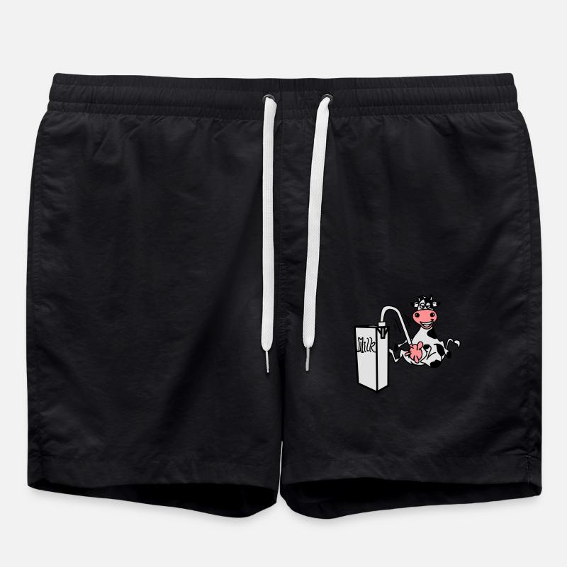 milkcow - Badeshorts - Schwarz