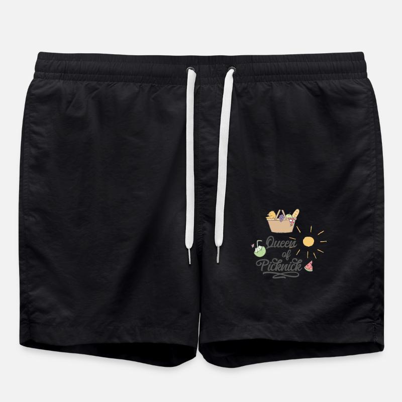 Picknick - Badeshorts - Schwarz