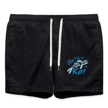 Ne soyez pas si Koi - Short de bain - noir - Devant - AI Model Male 185 light (185cm)