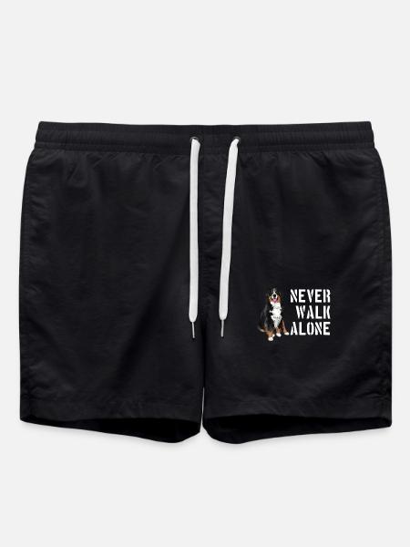 Berner Sennen hund - Badeshorts - sort