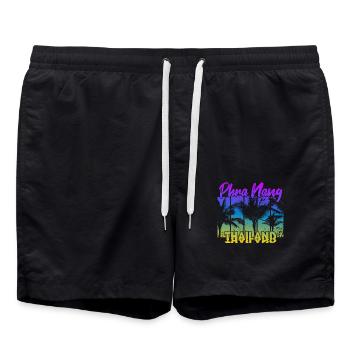 Phra Nang Thailand - Badeshorts - Schwarz - Vorne - AI Model Male 185 light (185cm)