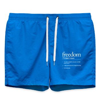 La liberté parle définitivement de la pensée d’action - Short de bain - cobalt blue - Devant