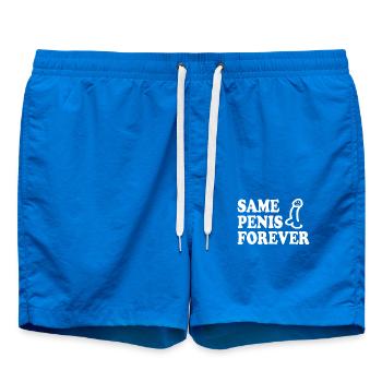 Same penis forever - Badeshorts - Cobalt blue - Vorne