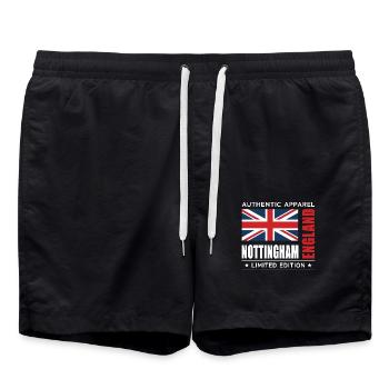 Nottingham - Short de bain - noir - Devant - AI Model Male 185 light (185cm)