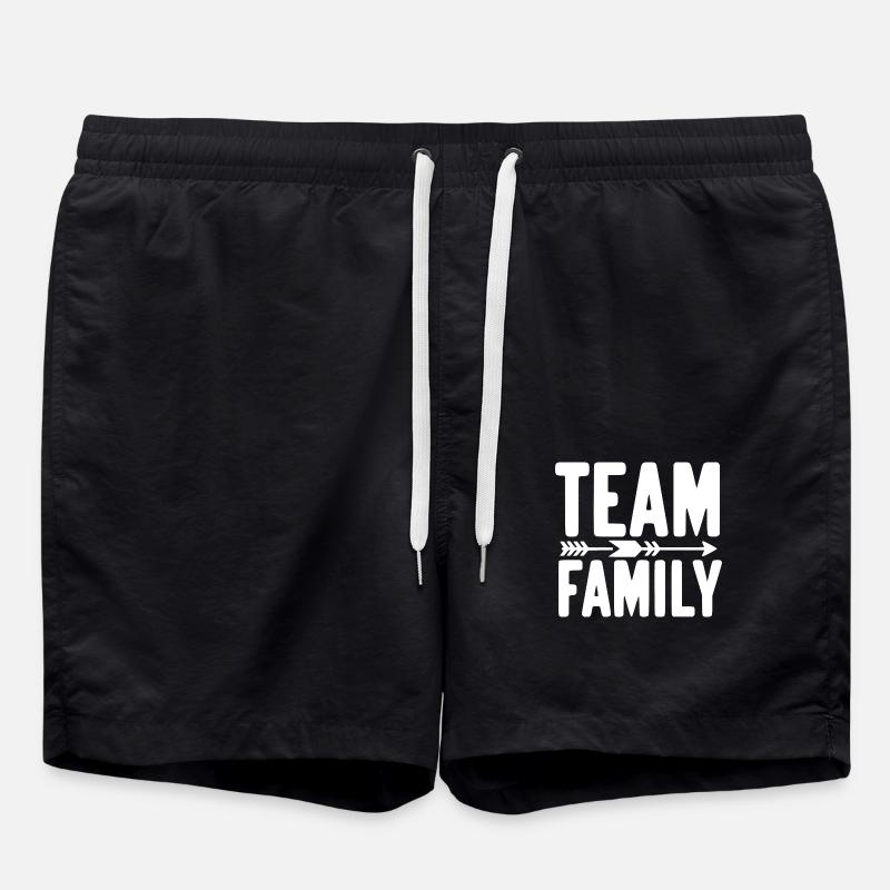 Team Family - Swim Trunks - black