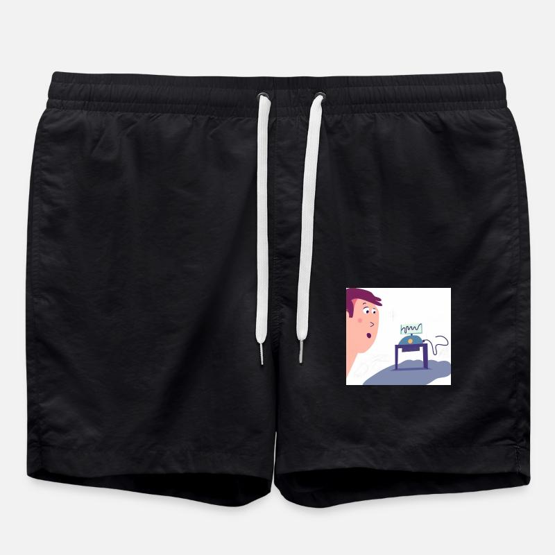 Autistic Art - Securities - Swim Trunks - black
