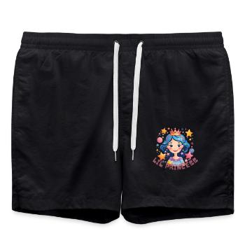 Lil Princess - Badeshorts - Schwarz - Vorne - AI Model Male 185 light (185cm)