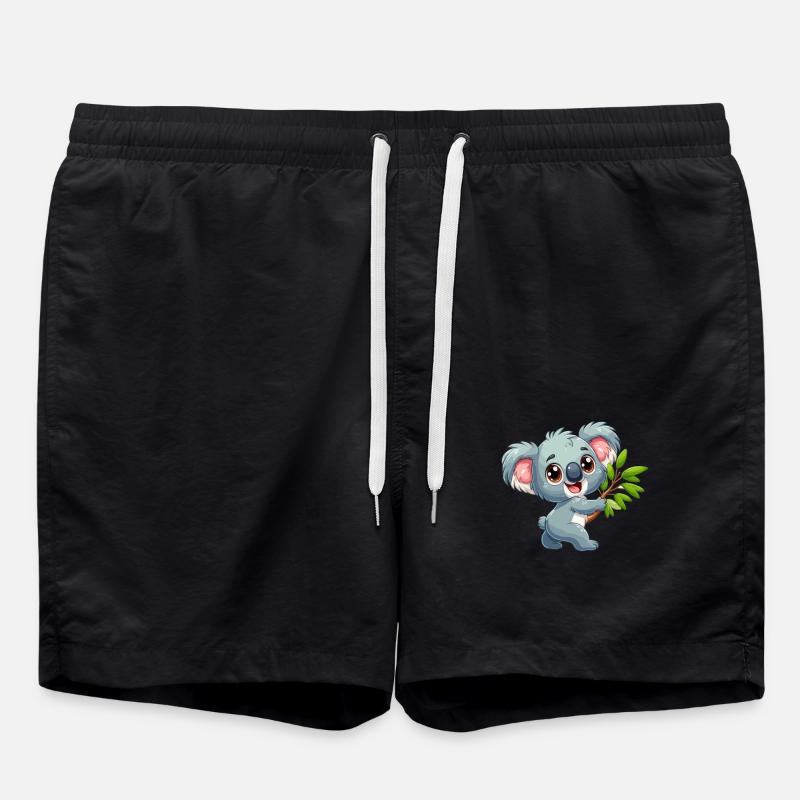 Koala - Swim Trunks - black