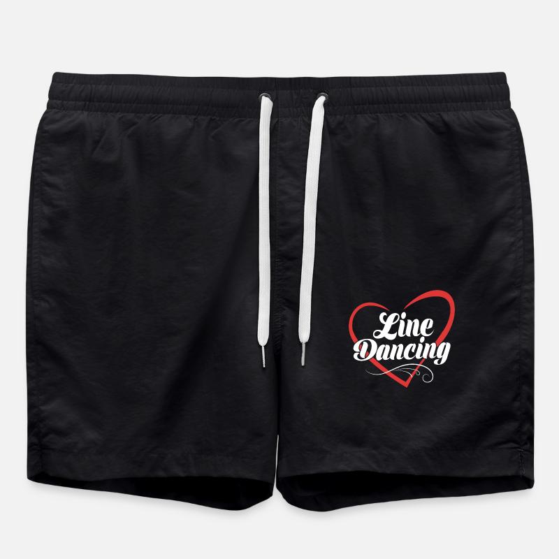 Linedance - Badeshorts - Schwarz