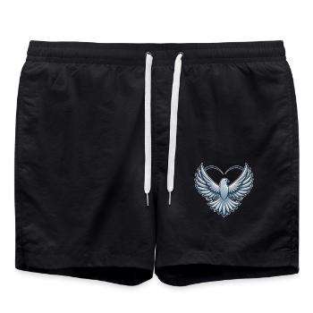 Colombe de l’Amour - Short de bain - noir - Devant - AI Model Male 185 light (185cm)