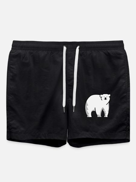 Eisbär - Badeshorts - Schwarz