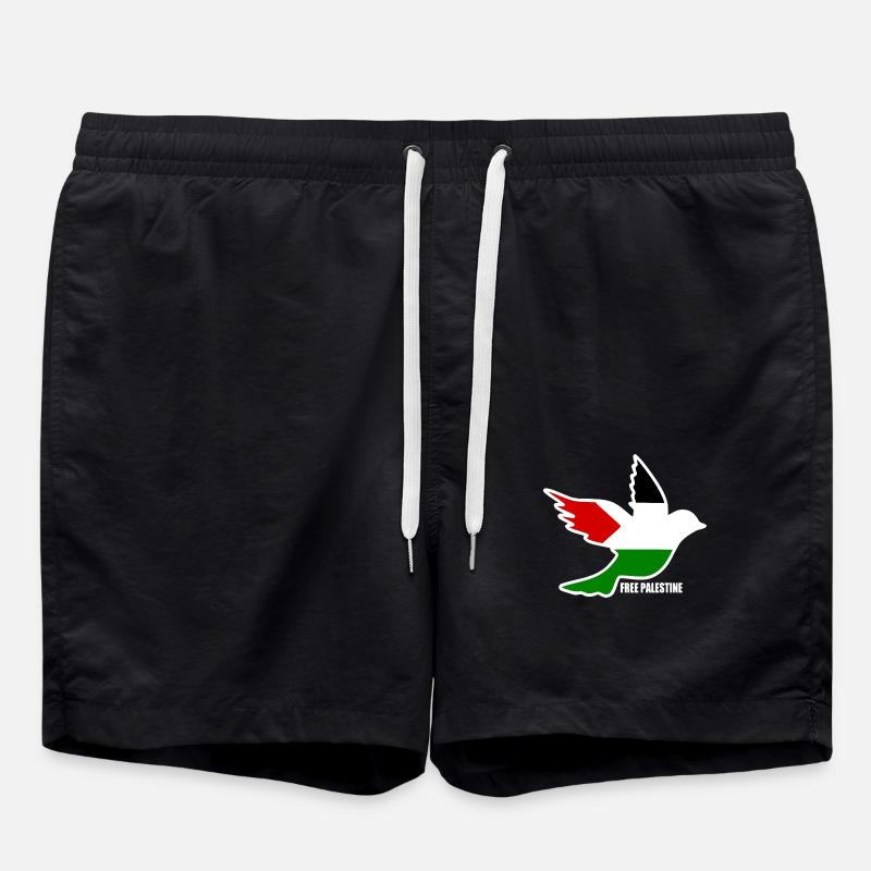 Free palestine - Short de bain - noir