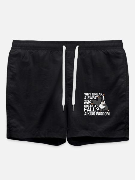 Aikido Wisdom - Swim Trunks - black