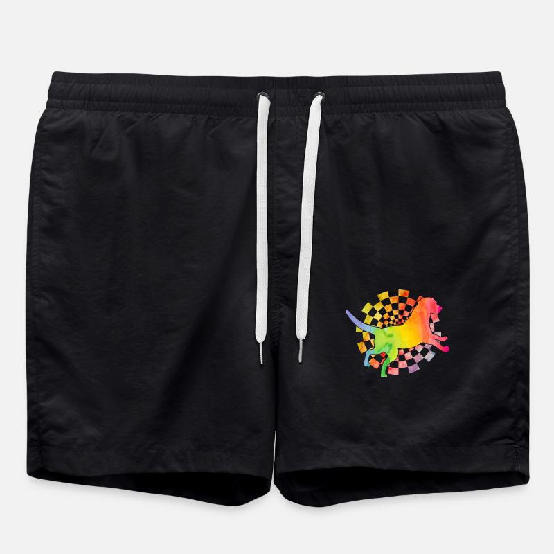 Labrador Retro - Swim Trunks - black