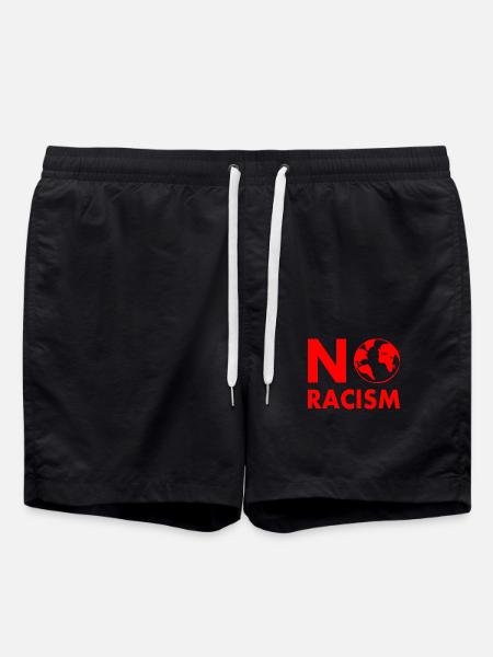 No racism - Swim Trunks - black