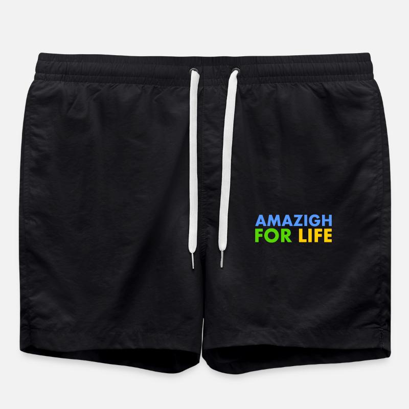 Amazigh for life - Short de bain - noir