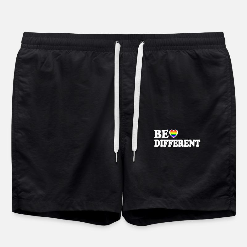 Be different - Swim Trunks - black