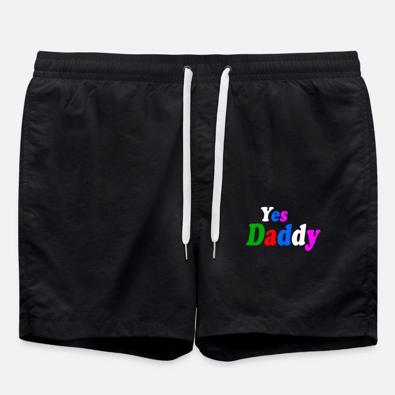 Yes daddy - Swim Trunks - black