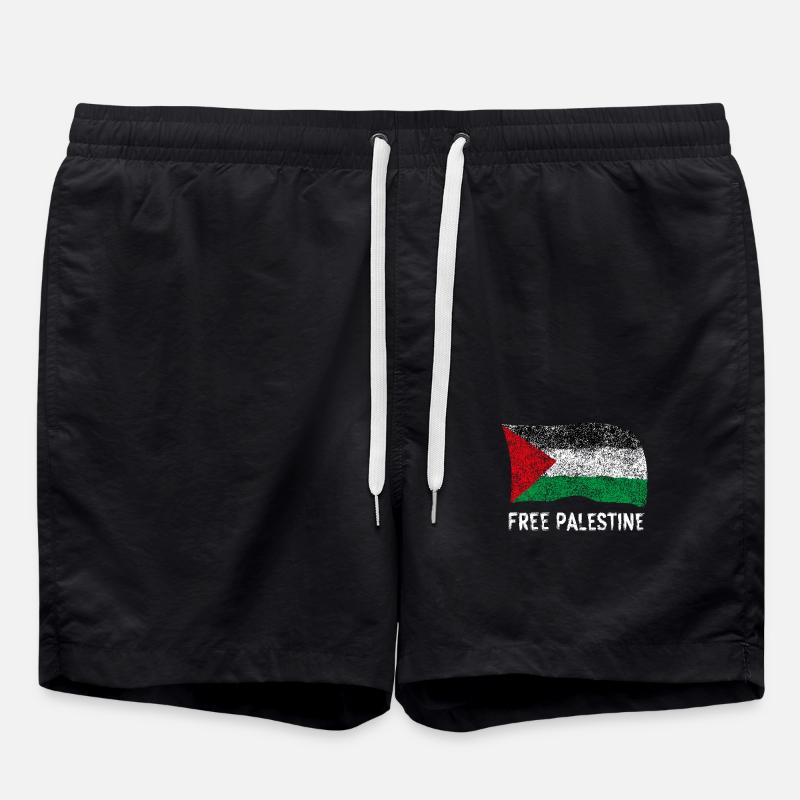Palestine libre - Short de bain - noir