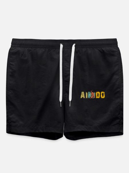 Aïkido - Short de bain - noir