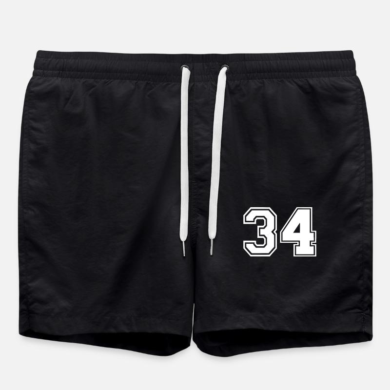 34 - Short de bain - noir