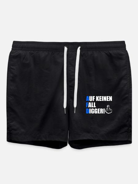 Definitely not digga - Swim Trunks - black