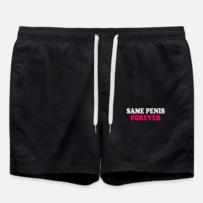 Same penis forever - Short de bain - noir