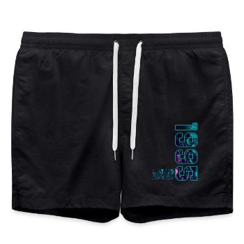 1995 Vintage Limited Edition - Swim Trunks - black - Front - AI Model Male 185 light (185cm)