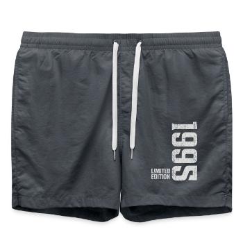 1995 Jahrgang Limited Edition - Badeshorts - Anthrazit - Vorne - AI Model Male 185 light (185cm)