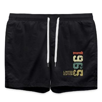 1965 Vintage Born Edition Limitée - Short de bain - noir - Devant - AI Model Male 185 light (185cm)
