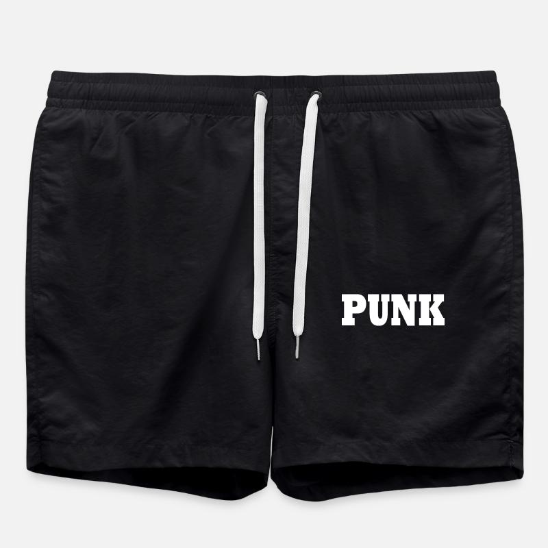 Punk - Swim Trunks - black