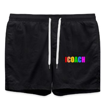Coach - Short de bain - noir - Devant - AI Model Male 185 light (185cm)