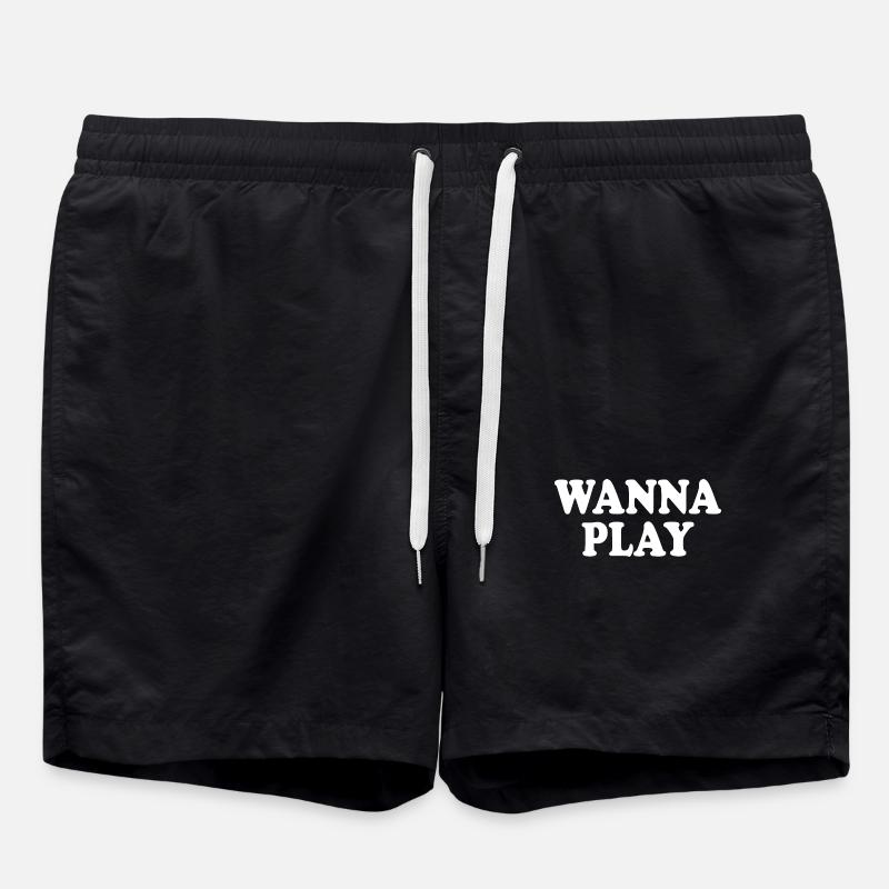 Wanna play - Swim Trunks - black