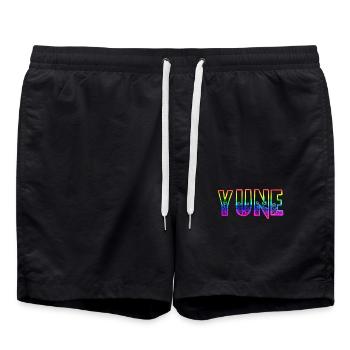 Yune RS Arc-en-ciel - Short de bain - noir - Devant - AI Model Male 185 light (185cm)