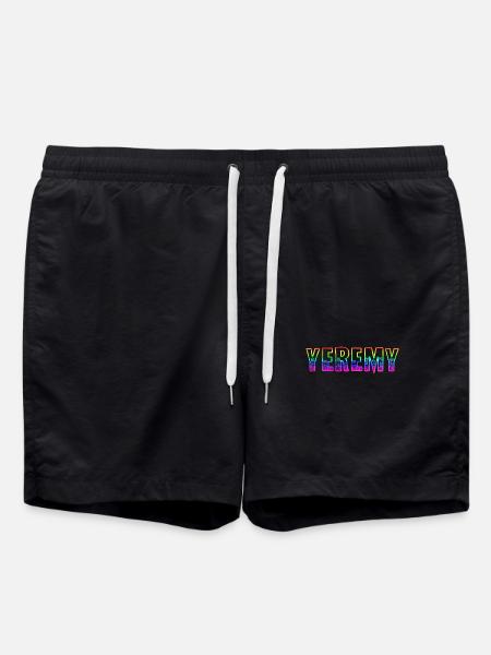 Yeremy RS Rainbow - Swim Trunks - black