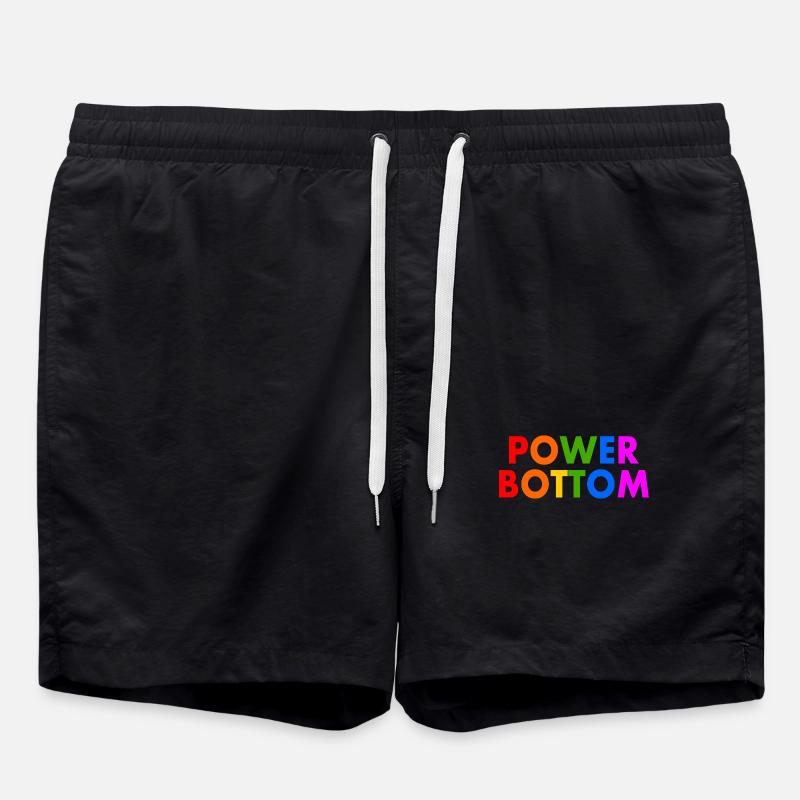 Power bottom - Badeshorts - Schwarz