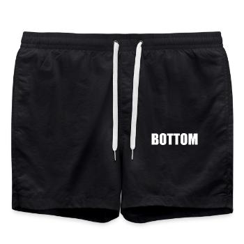 Bottom - Swim Trunks - black - Front - AI Model Male 185 light (185cm)