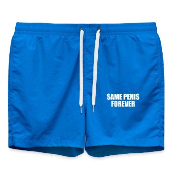 Same penis forever - Badeshorts - Cobalt blue - Vorne