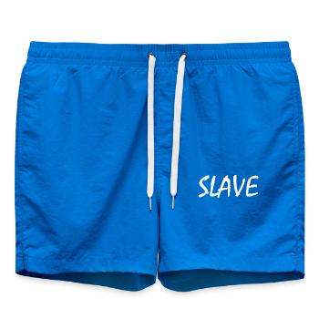 Slave - Swim Trunks - cobalt blue - Front