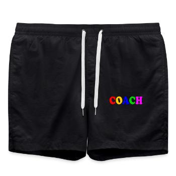 Coach - Short de bain - noir - Devant - AI Model Male 185 light (185cm)