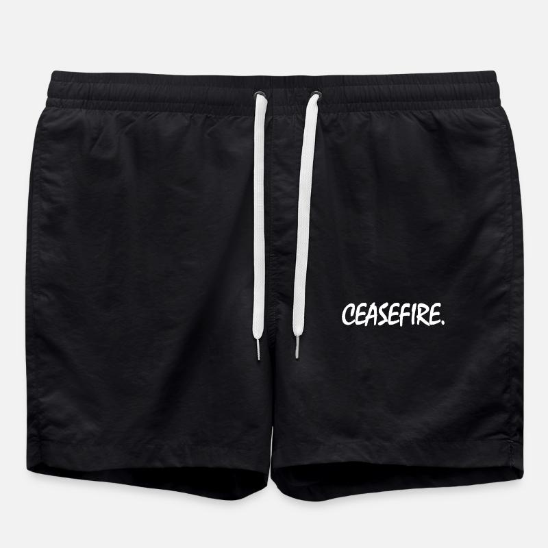 Ceasefire - Swim Trunks - black