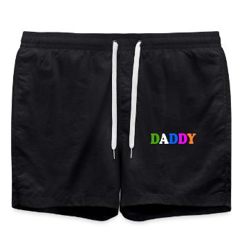 Daddy - Short de bain - noir - Devant - AI Model Male 185 light (185cm)