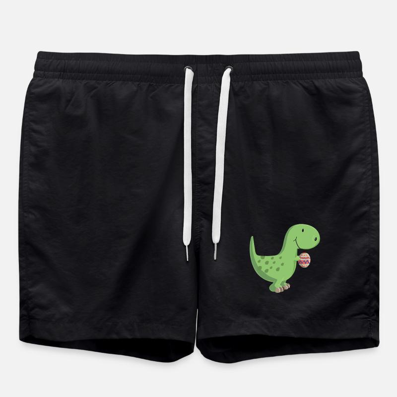 Dino avec oeuf - Short de bain - noir
