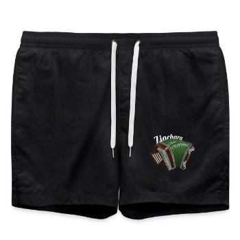 Ziachara // hell | ZiachON! - Badeshorts - Schwarz - Vorne - AI Model Male 185 light (185cm)