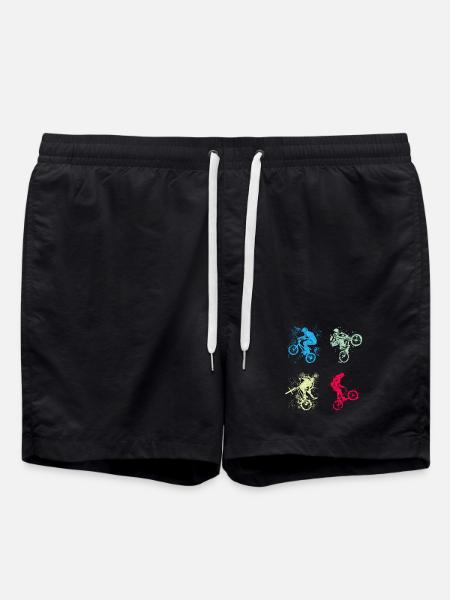 BMX / Bmx / bmx / gift idea / birthday - Swim Trunks - black
